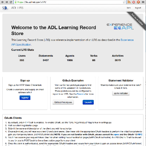 image of SCORM content reporting learner progress to both a SCORM LMS and an xAPI LRS